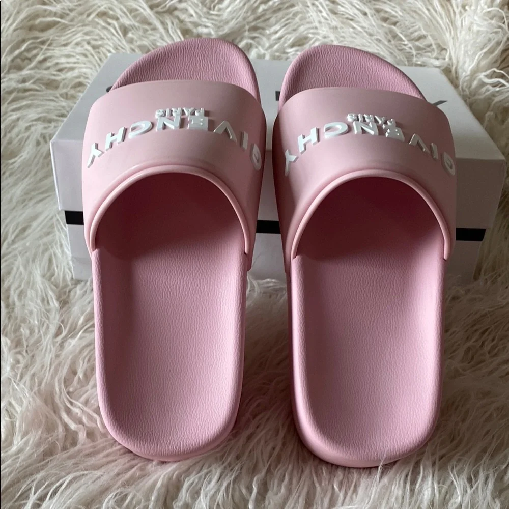 Givenchy Slide Sandals Blossom Pink, Size 40 (approx US 10), NWT - Picture 10 of 10